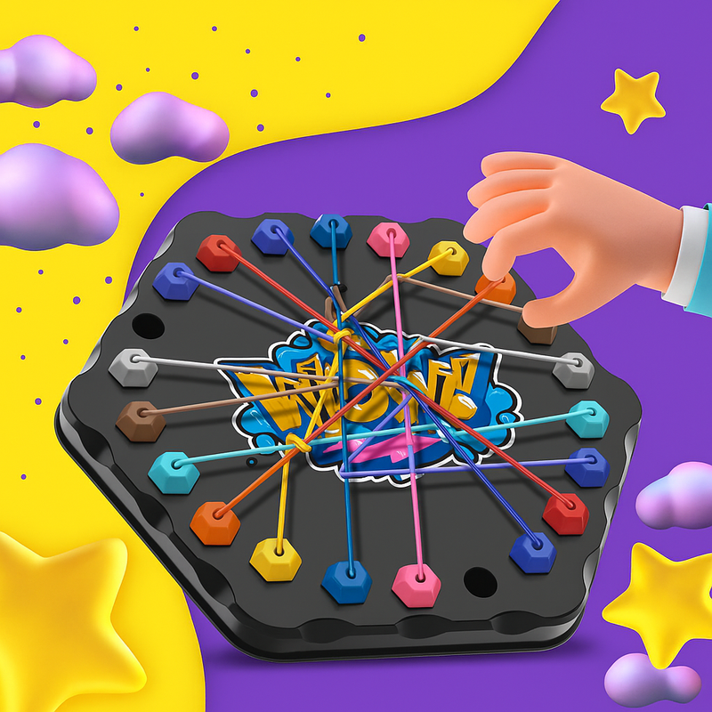 Jogo de Elásticos Coloridos