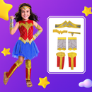 Fantasia Poderosa — Traje Infantil da Mulher Maravilha