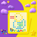 Prancheta de desenho magnética para crianças, placa de doodle com caneta magnética