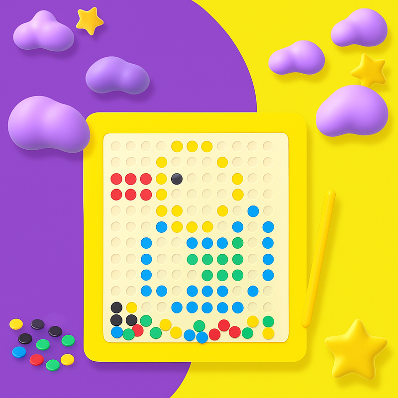 Prancheta de desenho magnética para crianças, placa de doodle com caneta magnética