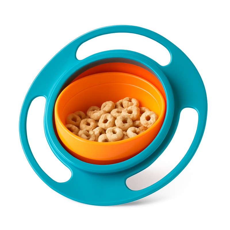 Bowl©-Tigela Infantil Giratória Anti-Queda e + Brinde Especial ✅