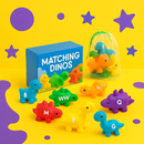 Dino Alfabeto & Números — Jogo de Combinações