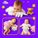 Auxiliar de sono para recém-nascidos Pacify Luva de mão, brinquedo suave e confortável