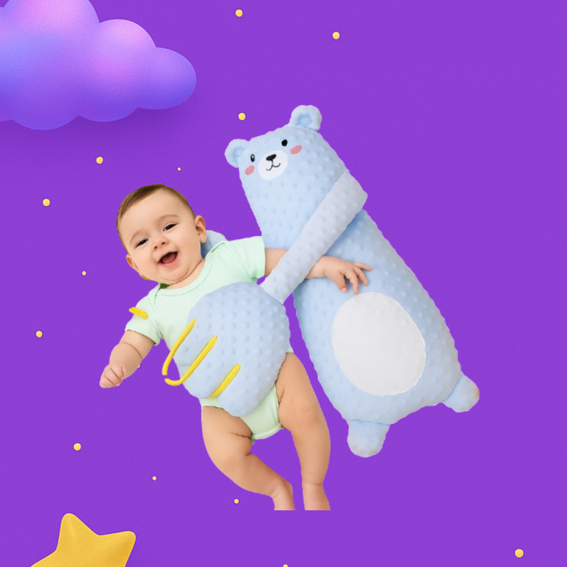 Travesseiro de exaustão infantil hHand com controle remoto, calmante para o sono do bebê