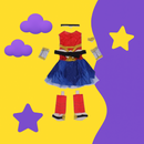 Fantasia Poderosa — Traje Infantil da Mulher Maravilha