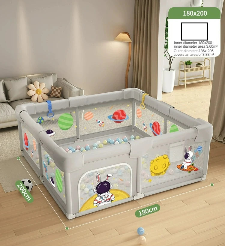 Cercadinho de bebê lavável, proteção para bebês, tapete protetor para engatinhar