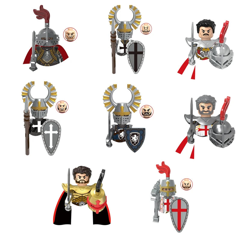 Kit Cavaleiros do Reino — Miniaturas Medievais Colecionáveis