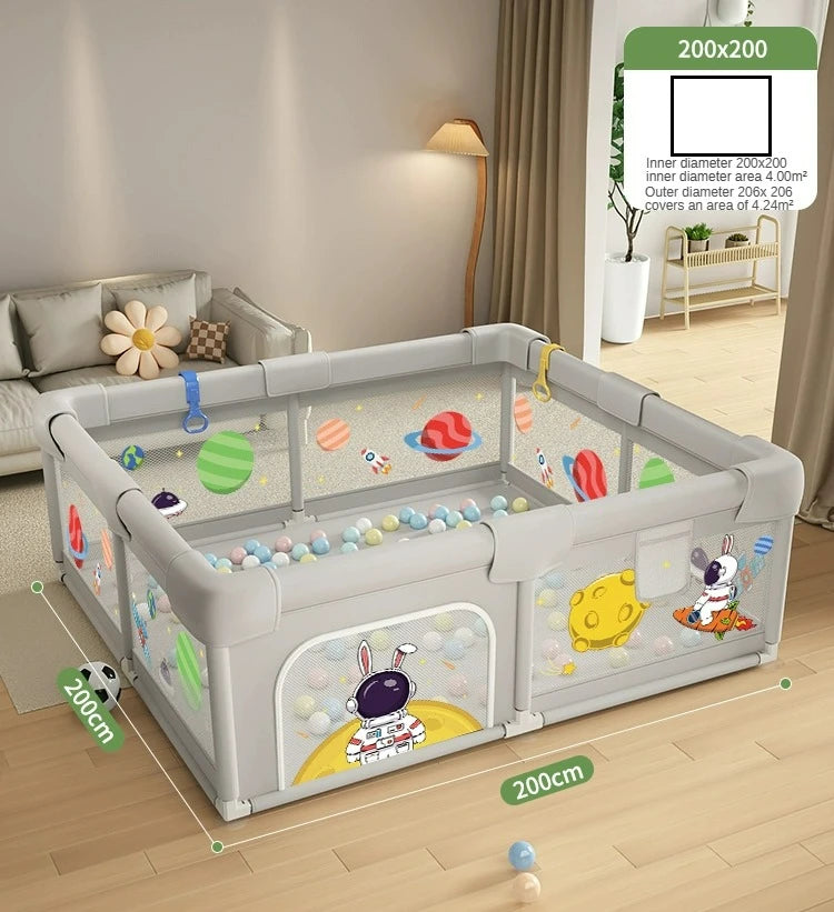 Cercadinho de bebê lavável, proteção para bebês, tapete protetor para engatinhar