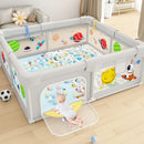 Cercadinho de bebê lavável, proteção para bebês, tapete protetor para engatinhar