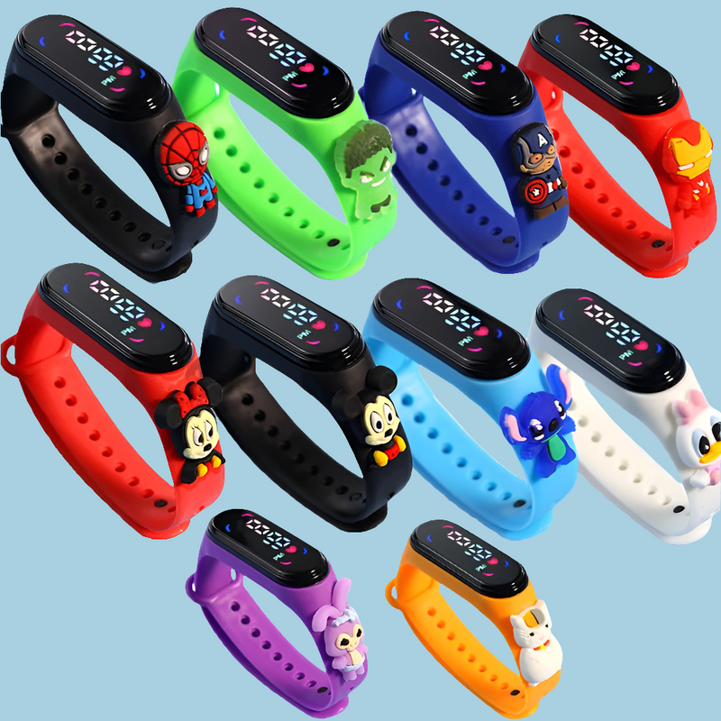 Relógios Inteligentes Infantis Coloridos